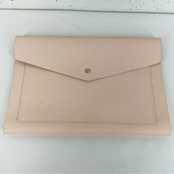 Glass Ladder & Co The Megan Baby Pink Portfolio Clutch Organizer - Picture 1 of 14